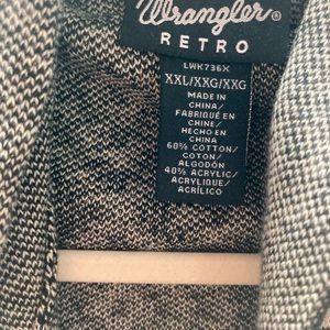 Wrangler Retro western cardigan